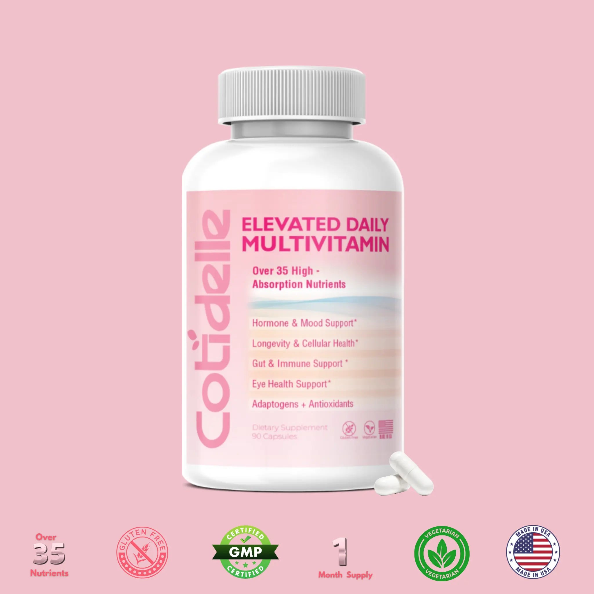 Daily Multivitamin for Women high absorbtion nutrients adaptogens antioxidants