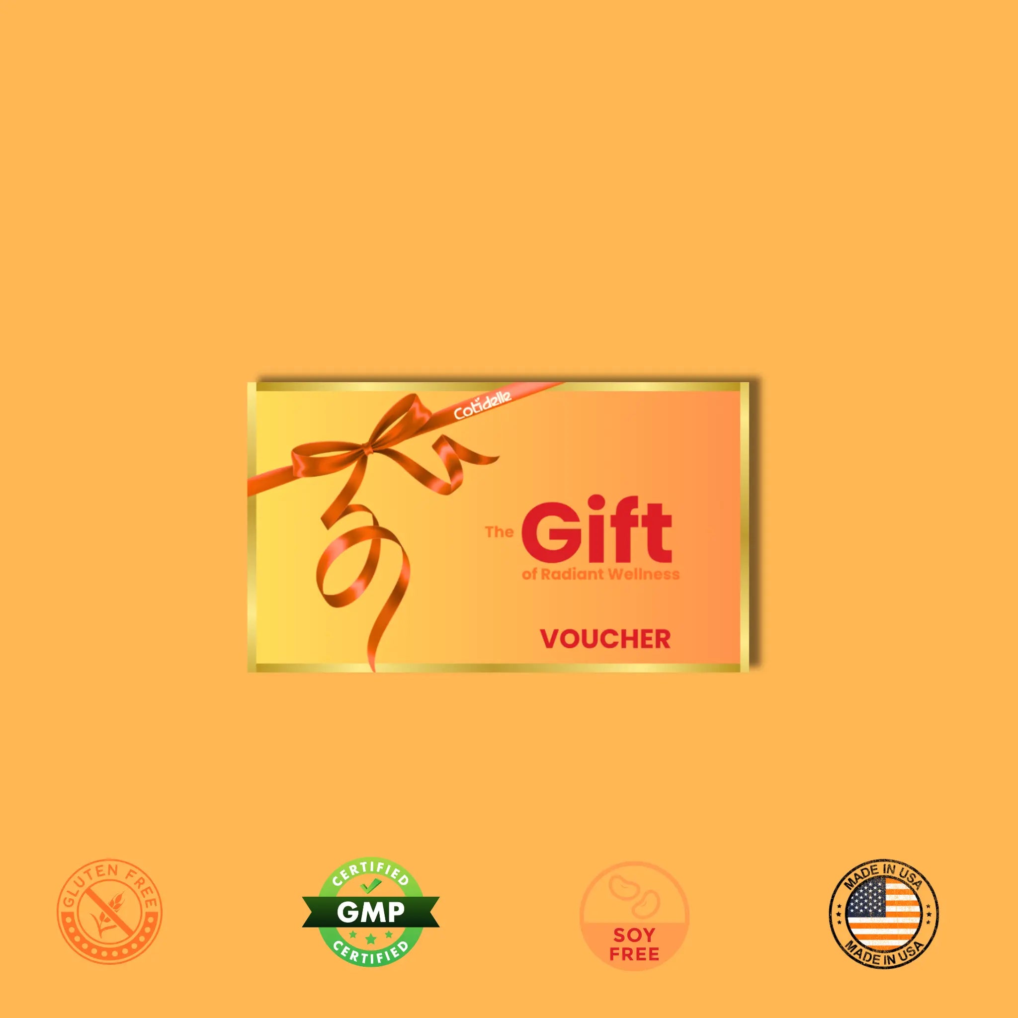 Gift card from Cotidelle Multivitamin probiotics inositol chasterberry vitex plus collagen