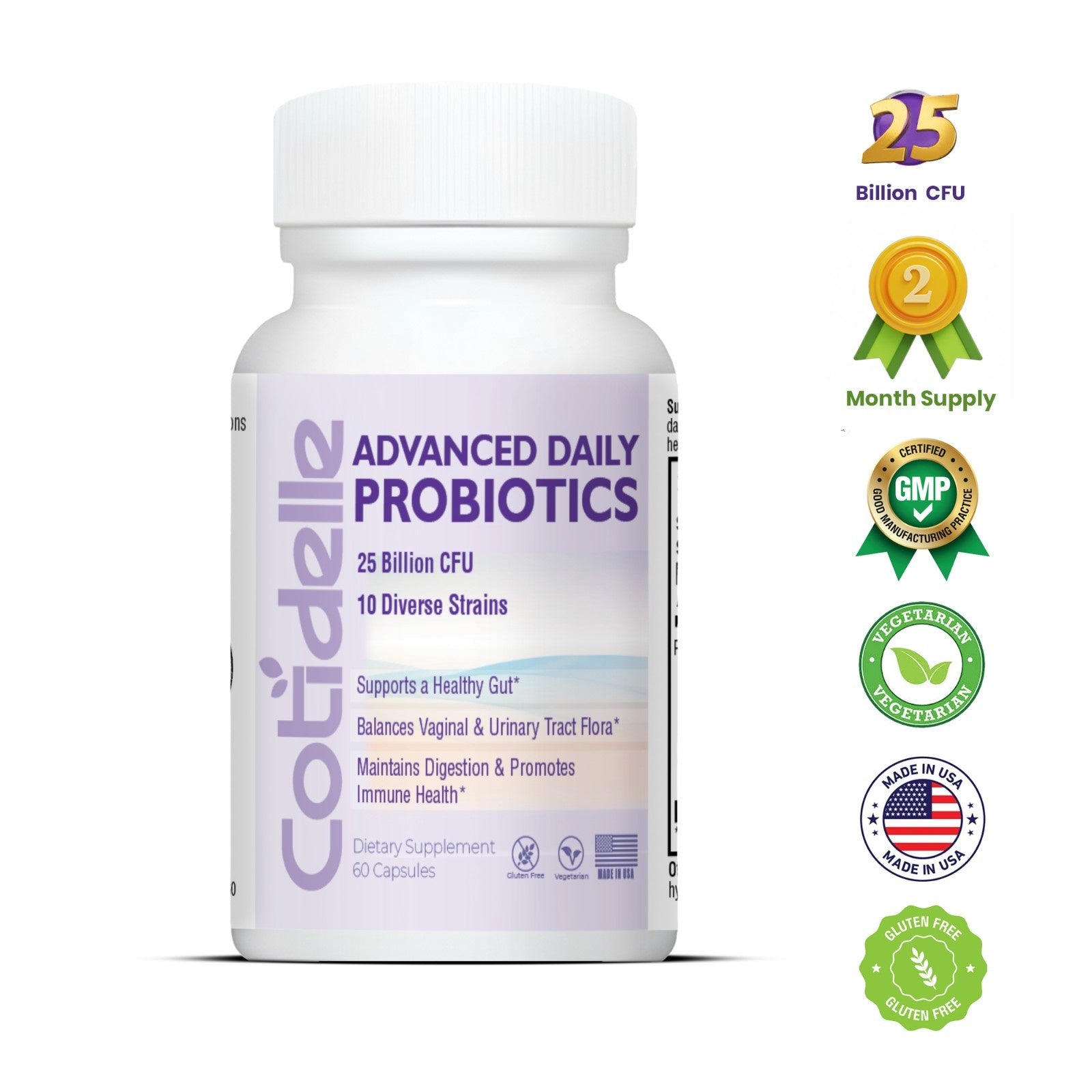 Advanced Women’s Probiotic for Gut Health, Vaginal Microbiome, UTI & Immunity Support