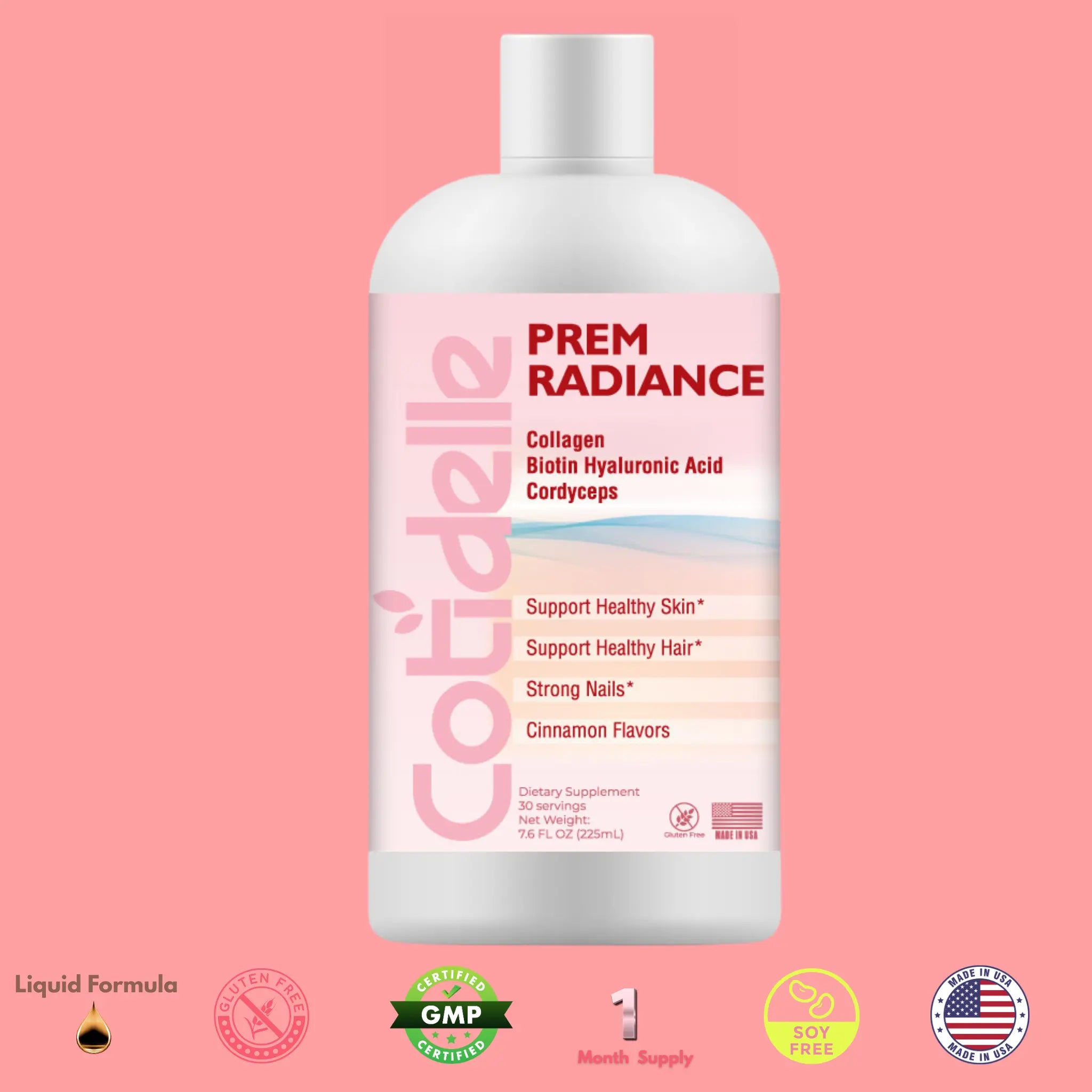 Prem Radiance for women with Collagen,Biotin,Hyaluronic Acid and Cordyceps